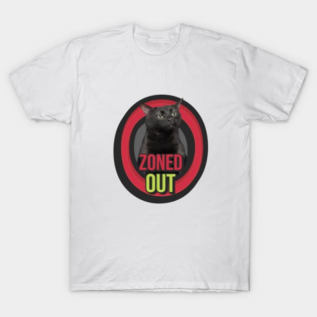 zoned out cat Zoned Out Cat TShirt TeePublic